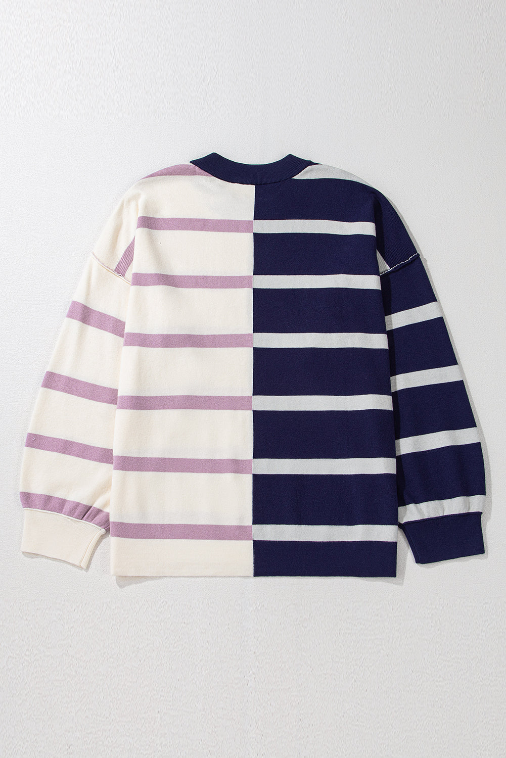 Pull surdimensionné à blocs de couleurs