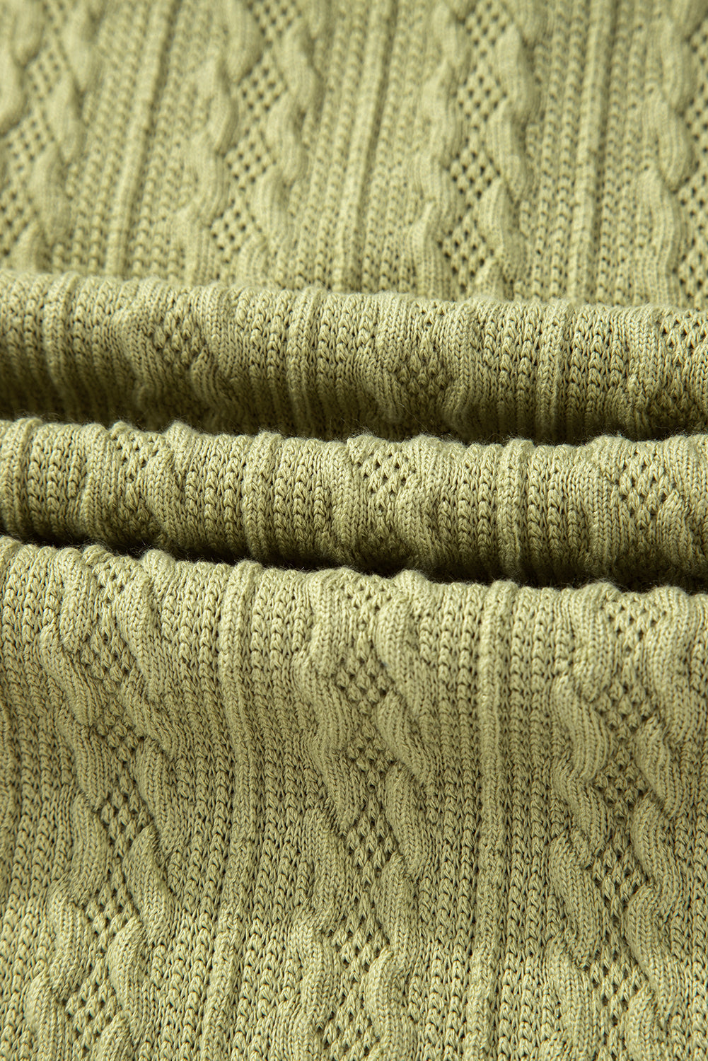 T-shirt ajusté en tricot texturé à col en V
