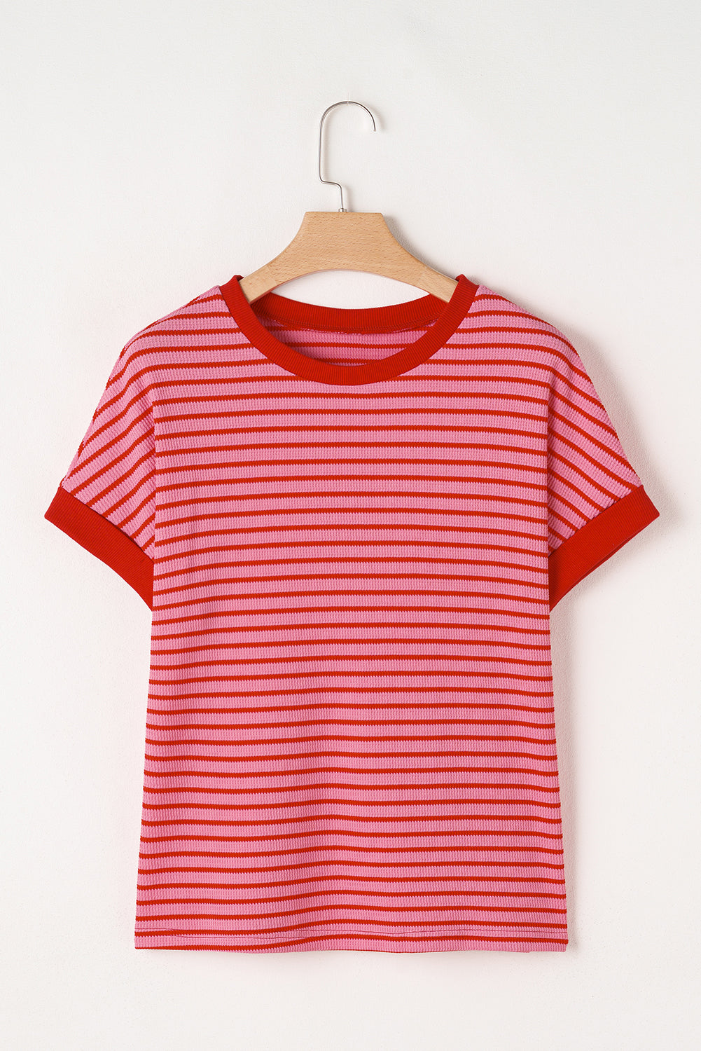 T-shirt tricoté à col rond