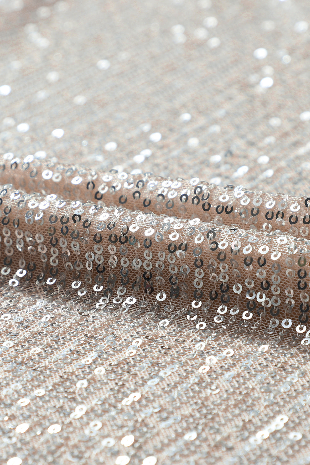 Kimono plumeau ouvert à manches 3/4 et sequins