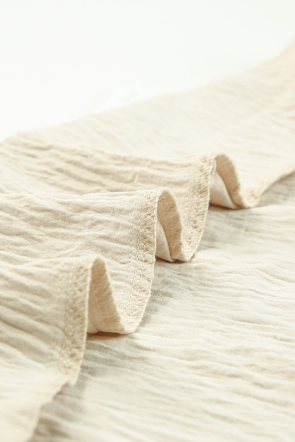 Robe longue sans manches à col en V avec ceinture élastique