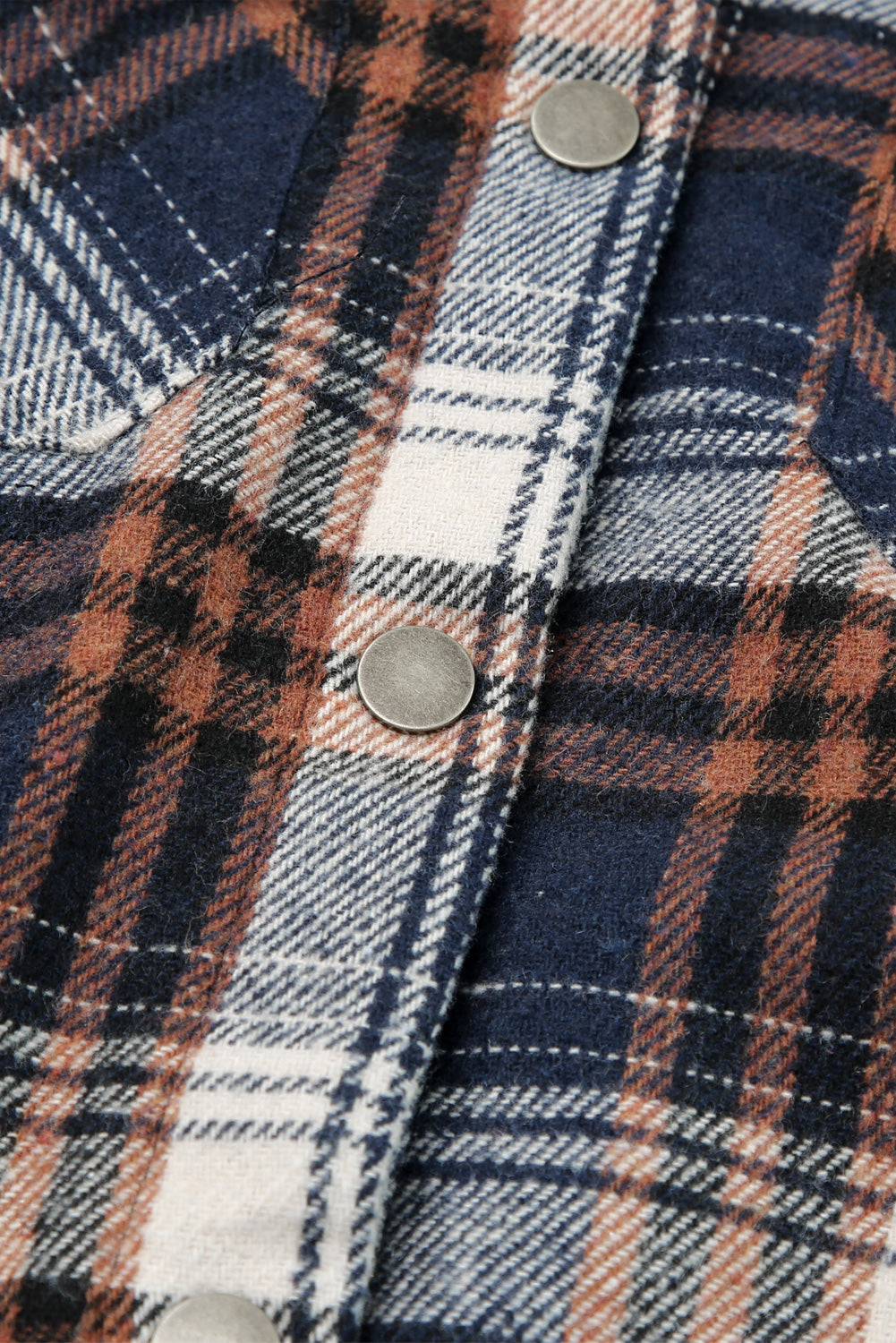 Veste à capuche doublée Sherpa à motif écossais