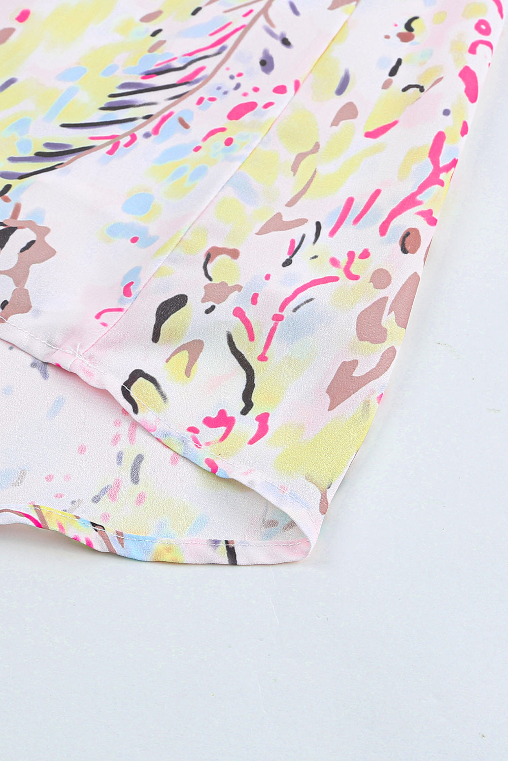 Débardeur à bretelles fines et imprimé floral