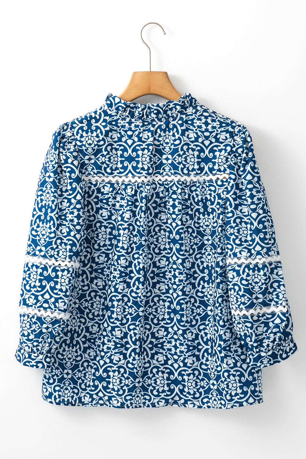 Chemise ample a boutons en patchwork floral Ric-rac