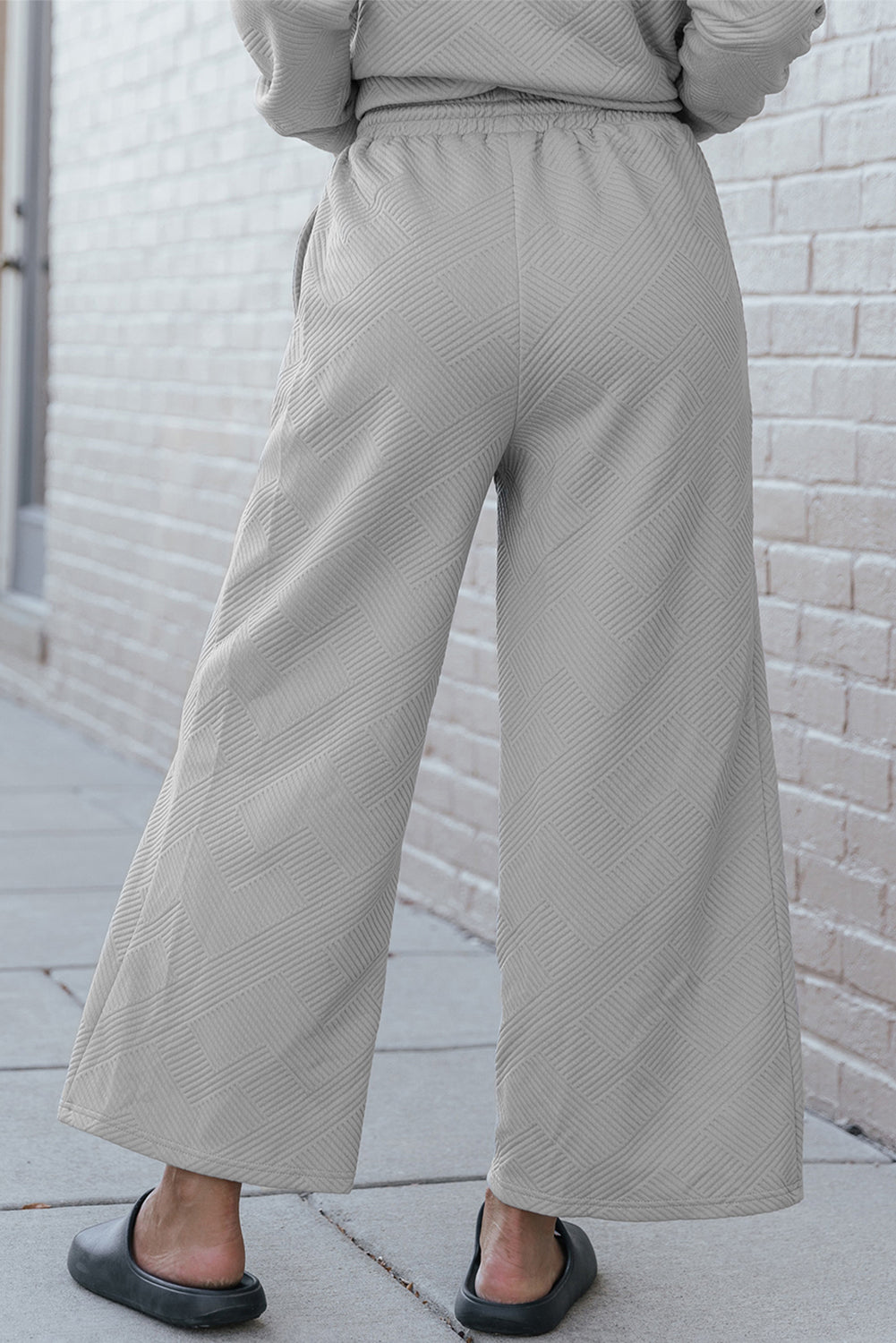 Tenue 2 pièces ample texturée ultra ample