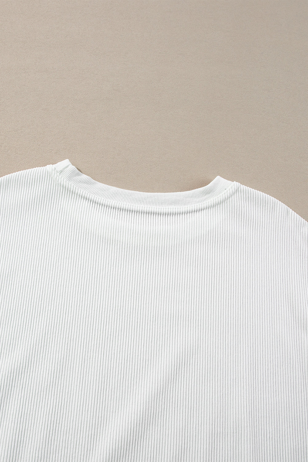 Sweat oversize en velours côtelé