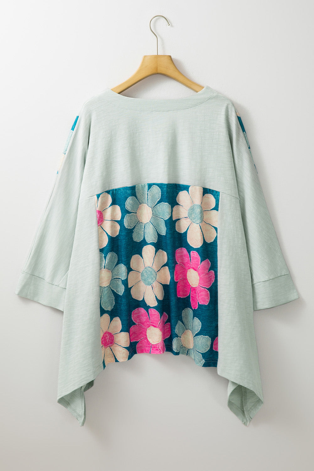 Haut Bas Haut Bas a Patchwork de Fleurs de Grande Taille