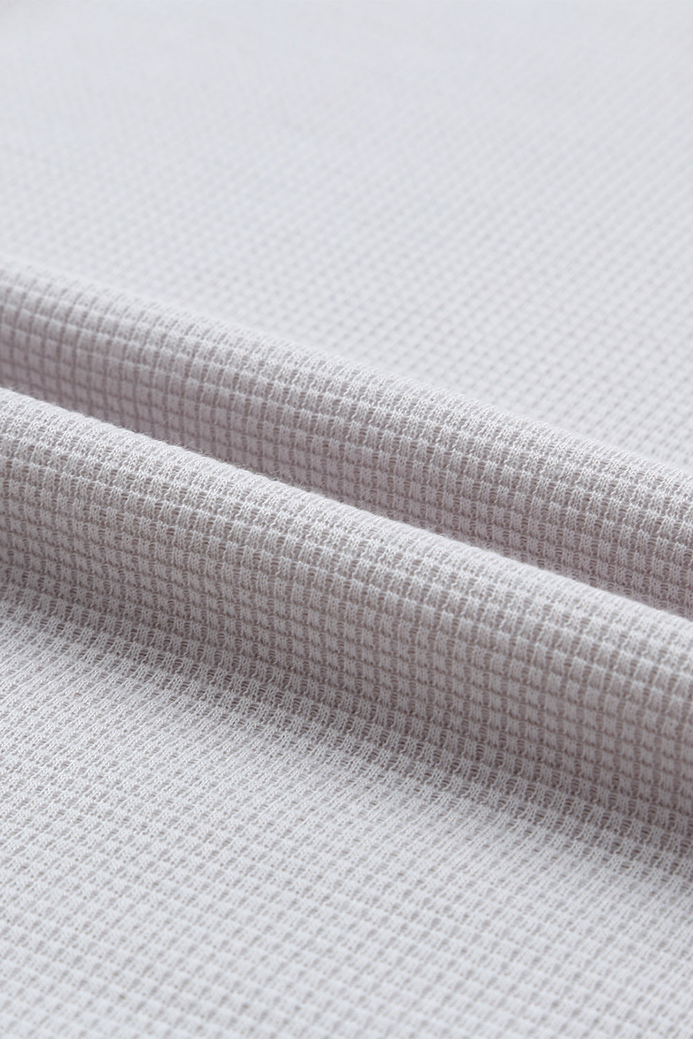 Débardeur en tricot thermique à œillets et col cranté