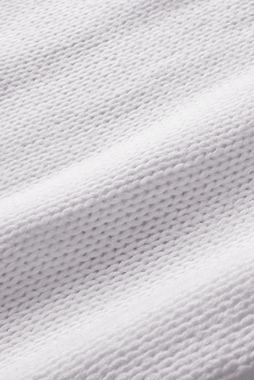 Pull tricoté à épaules tombantes et col en V