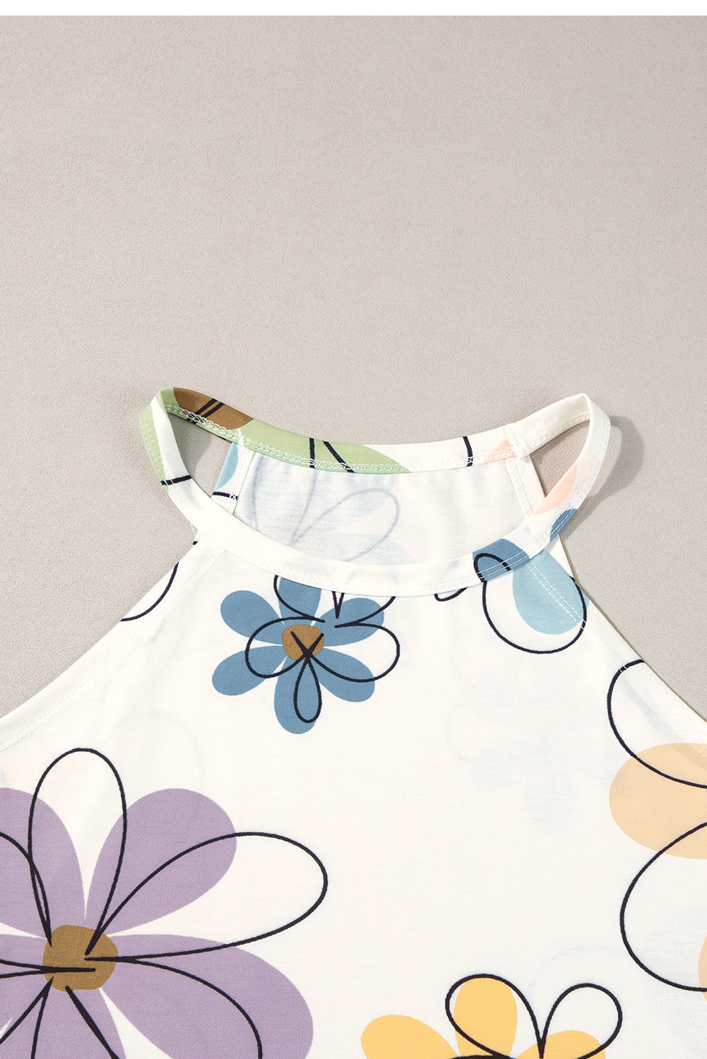 Débardeur fleuri doux