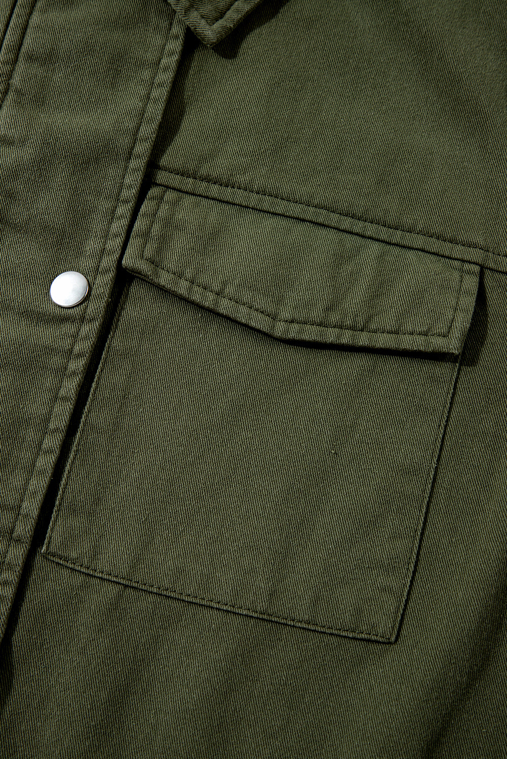 Veste a col taille serrée avec fermeture éclair et bouton-pression
