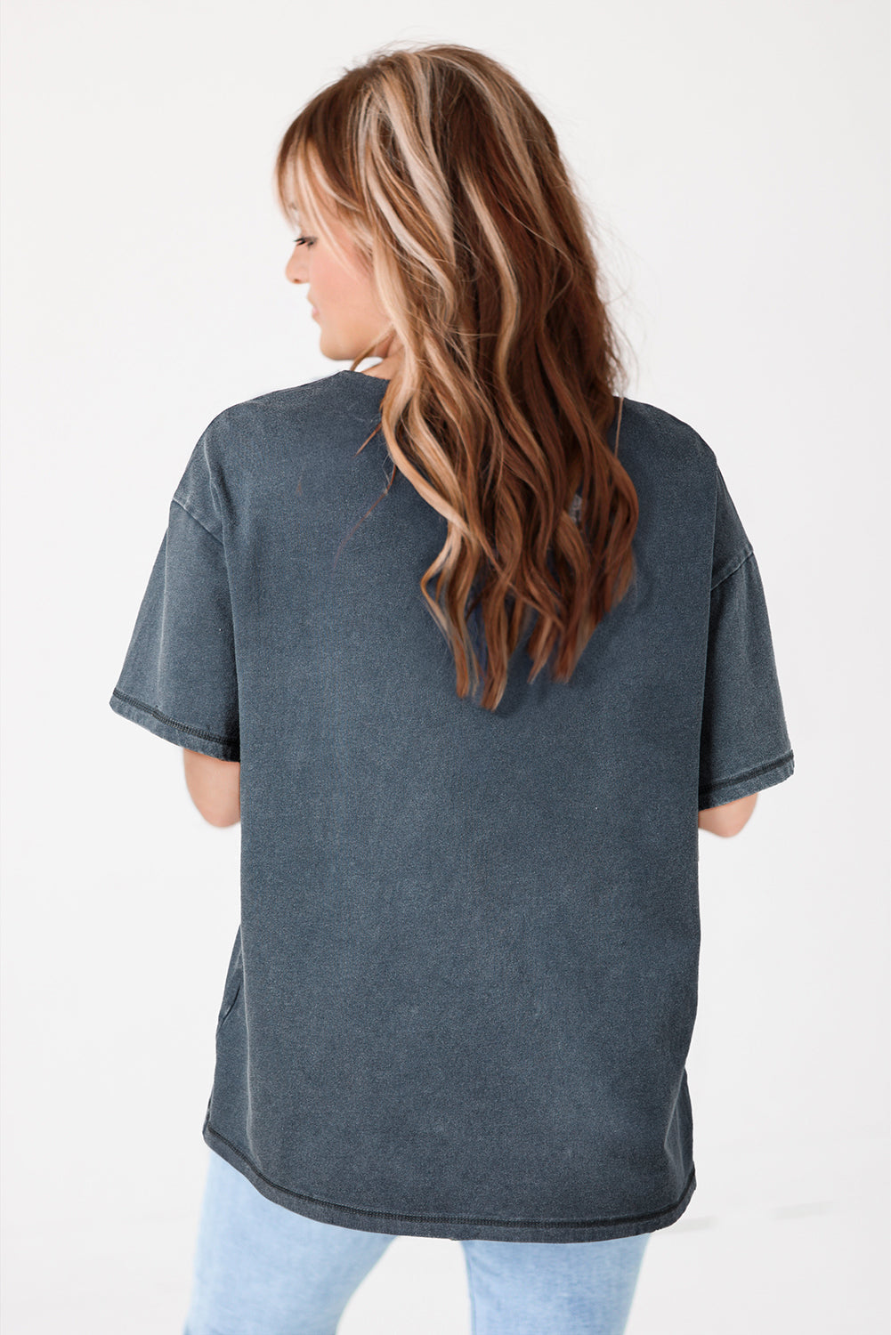 T-shirt graphique avec bottes de cowboy western