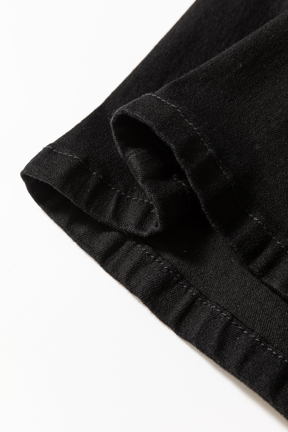 Combinaison évasée taille haute a bretelles fines et fermeture éclair cousue