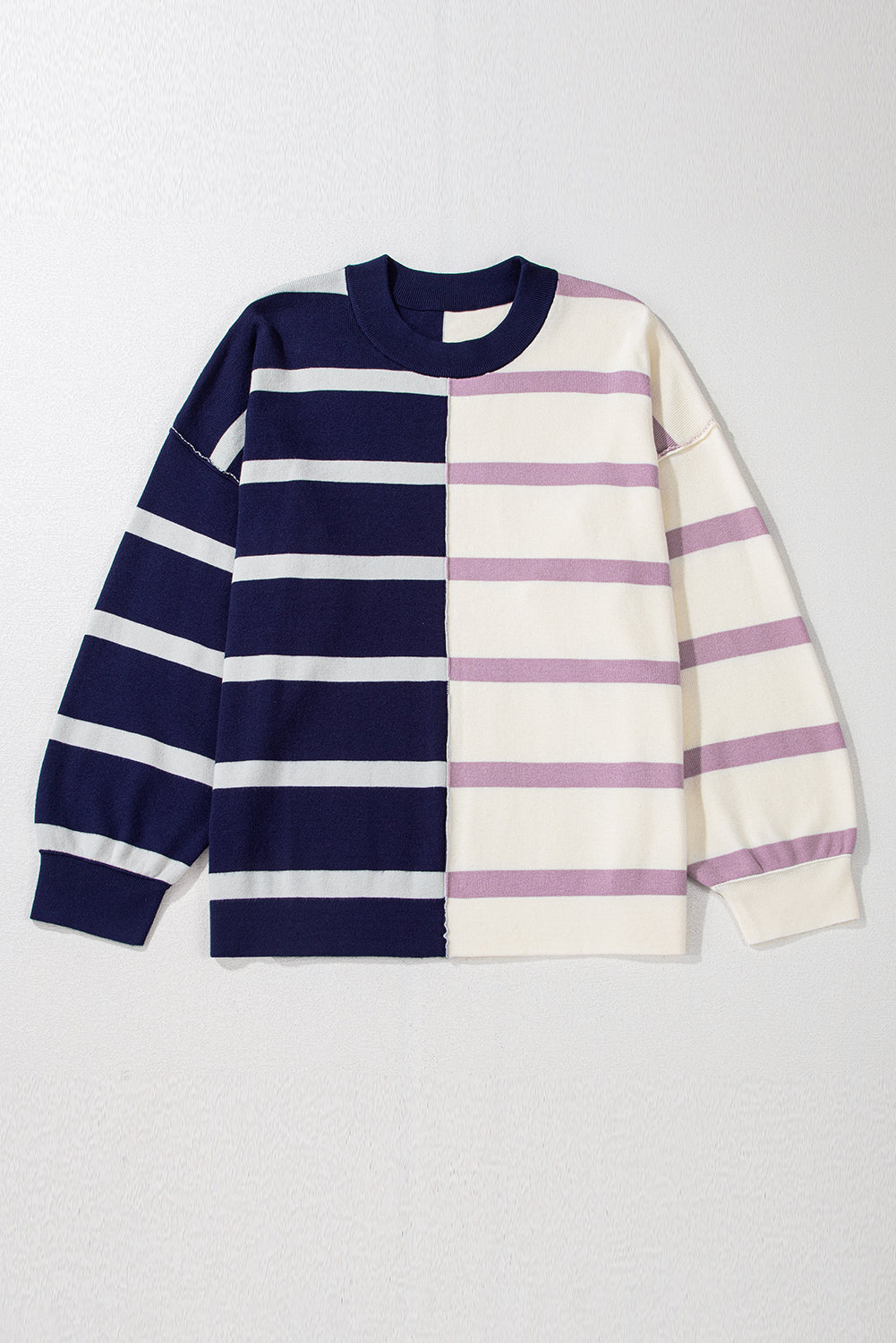 Pull surdimensionné à blocs de couleurs