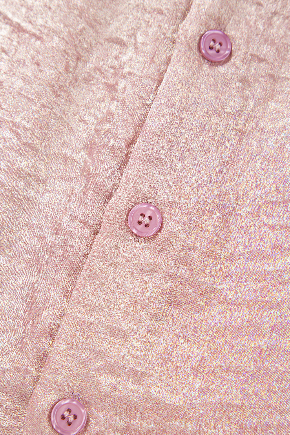 Chemise ample à manches courtes et boutons métalliques