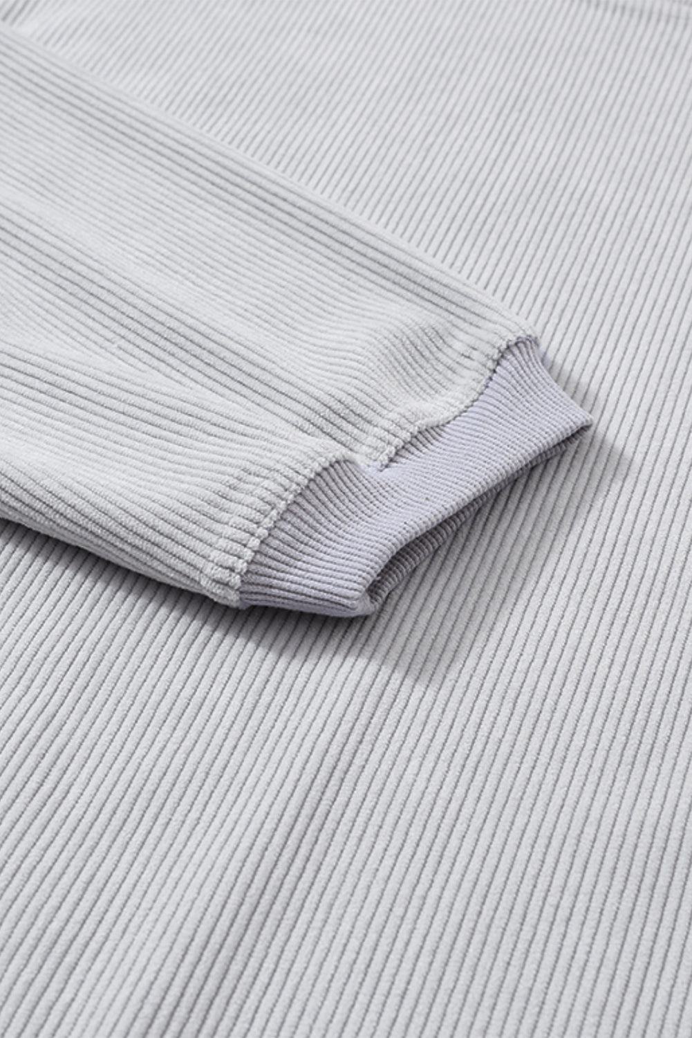 Sweat oversize en velours côtelé