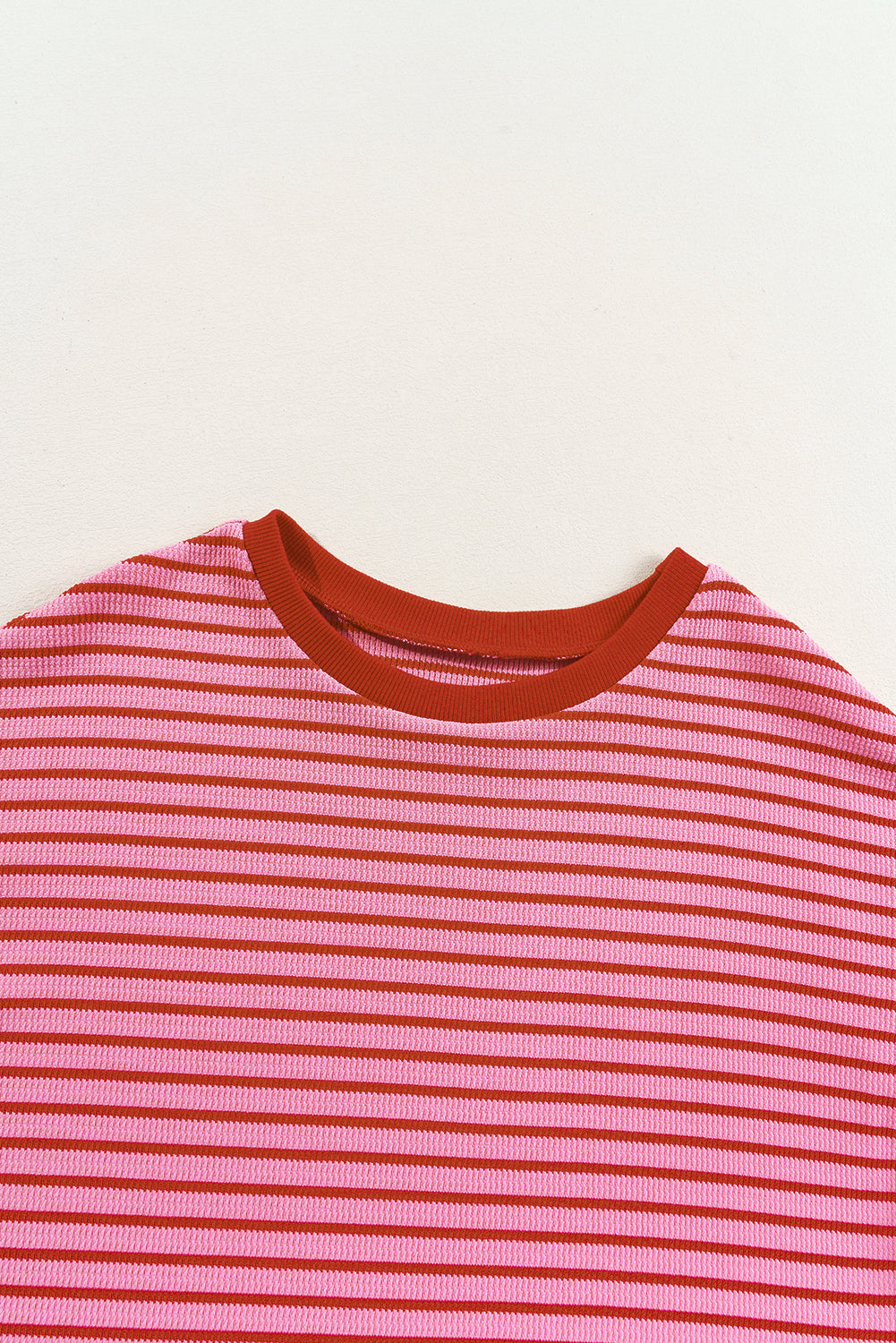 T-shirt tricoté à col rond