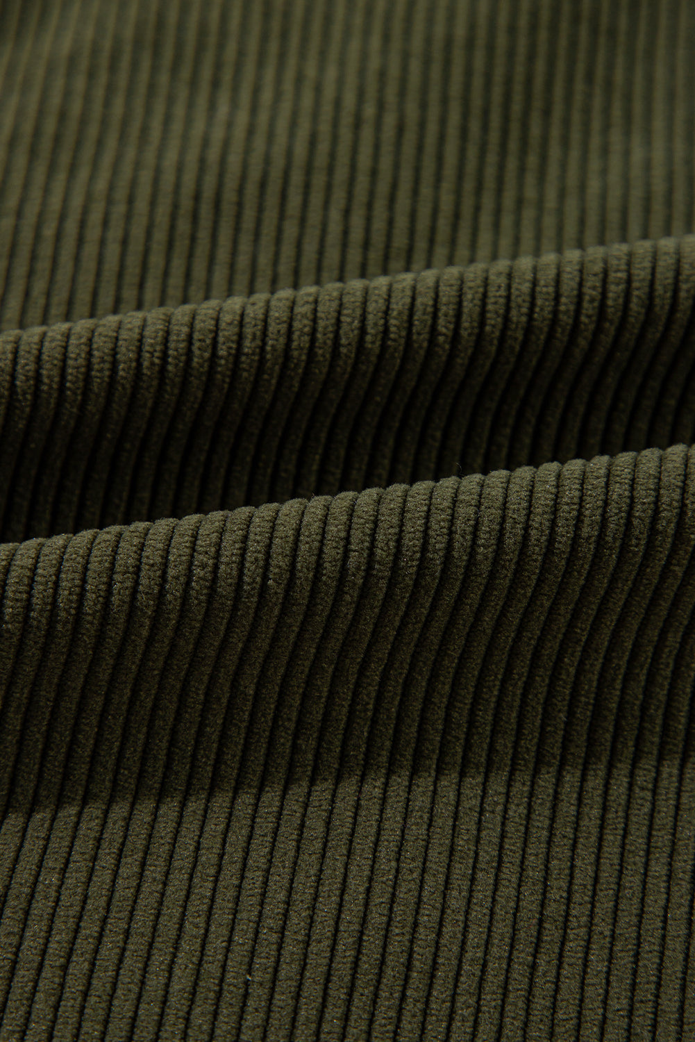 Blouson aviateur boutonné en molleton de velours côtelé