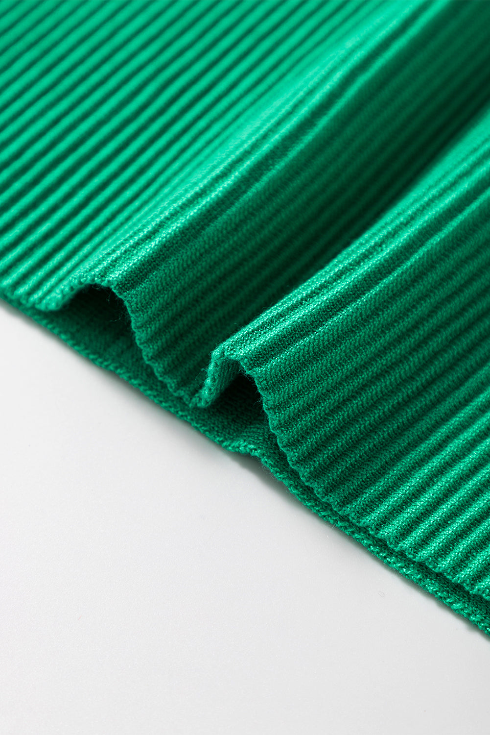 Débardeur pull fourreau côtelé croisé a col licou