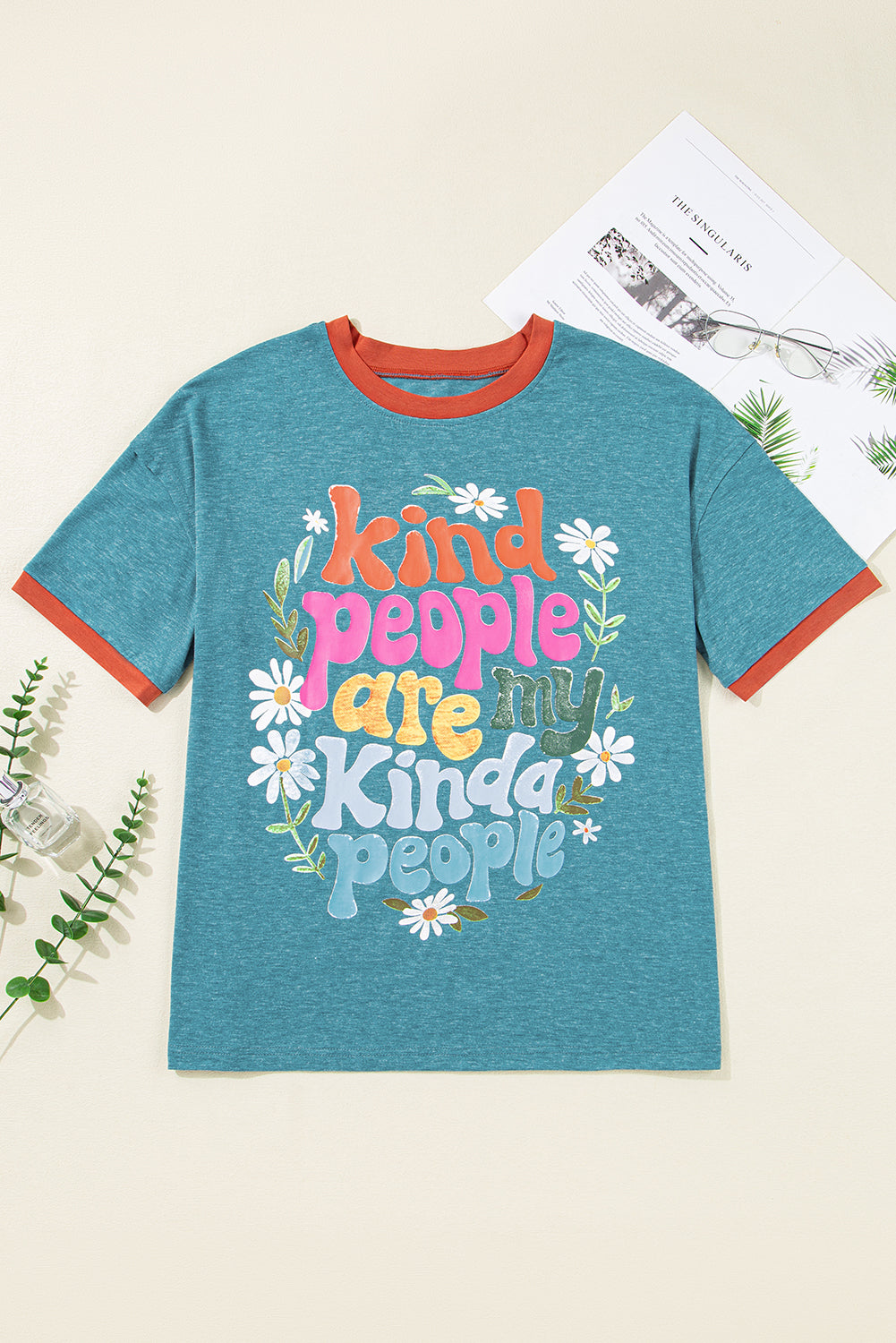 T-shirt surdimensionné avec imprimé « Les gens gentils sont mes gens gentils »