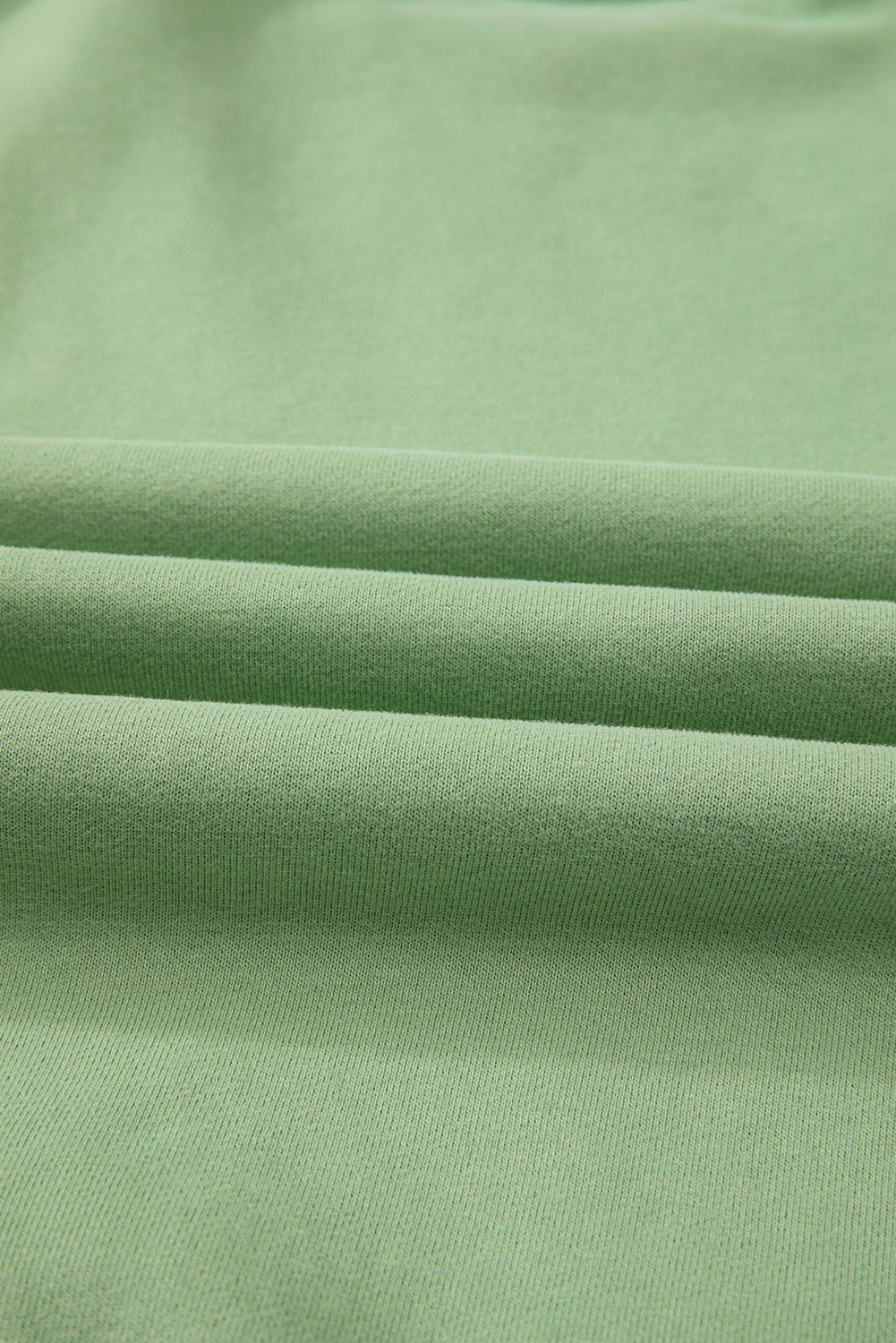 Sweat-shirt en tissu éponge à épaules tombantes doublé de polaire uni