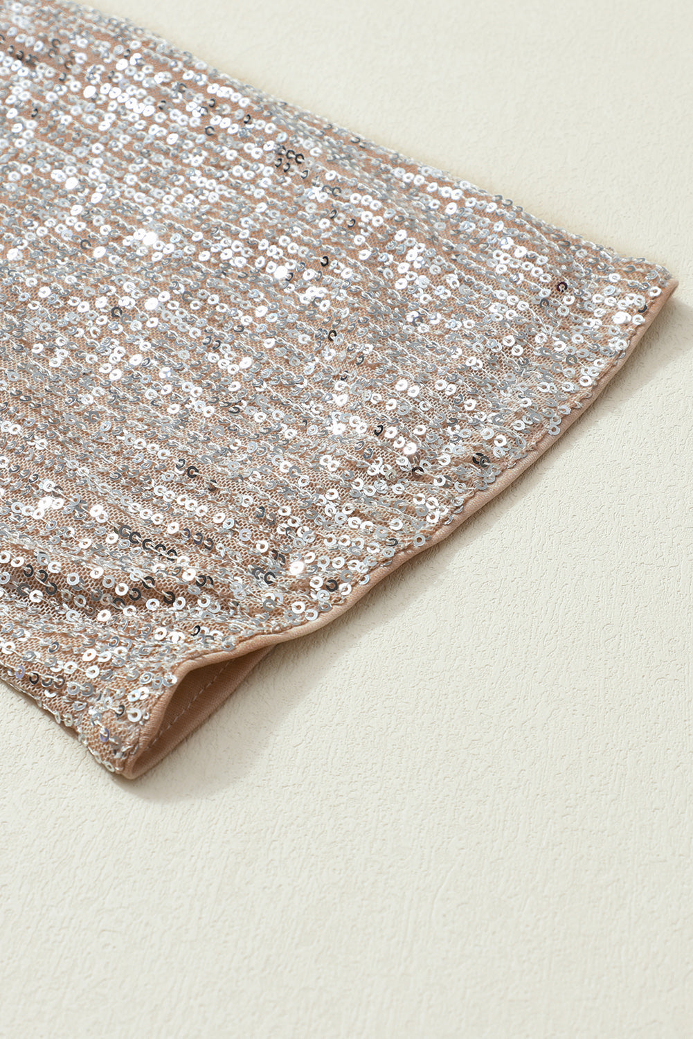 Kimono plumeau ouvert à manches 3/4 et sequins