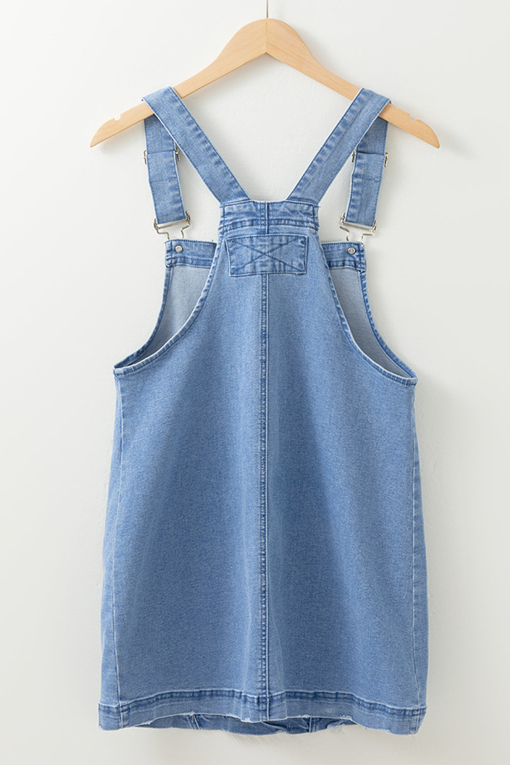 Robe salopette en jean avec poches et bretelles réglables