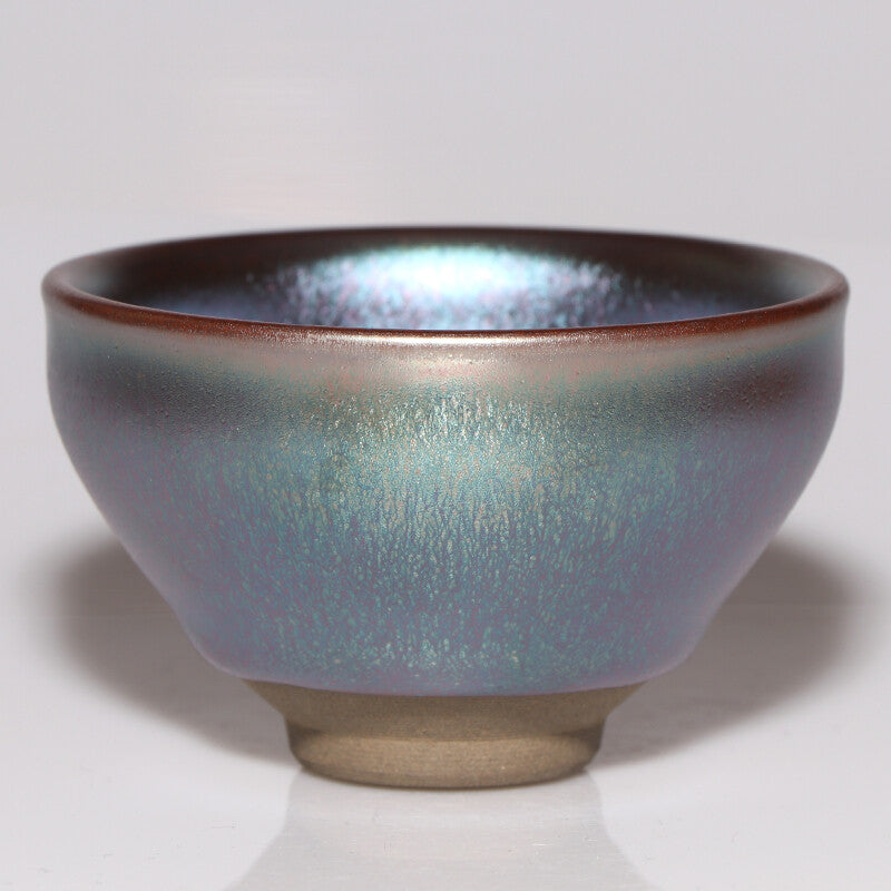 Tenmoku Tea Cup Color Blue