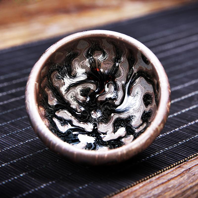 Volcano Tenmoku Jian Zhan Tea Set