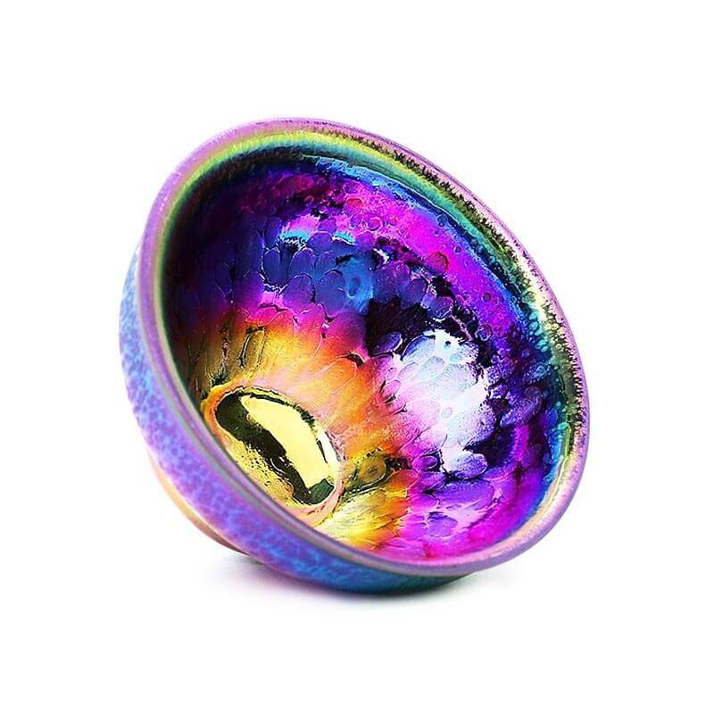 Rainbow Chawan Tenmoku Tea Bowl