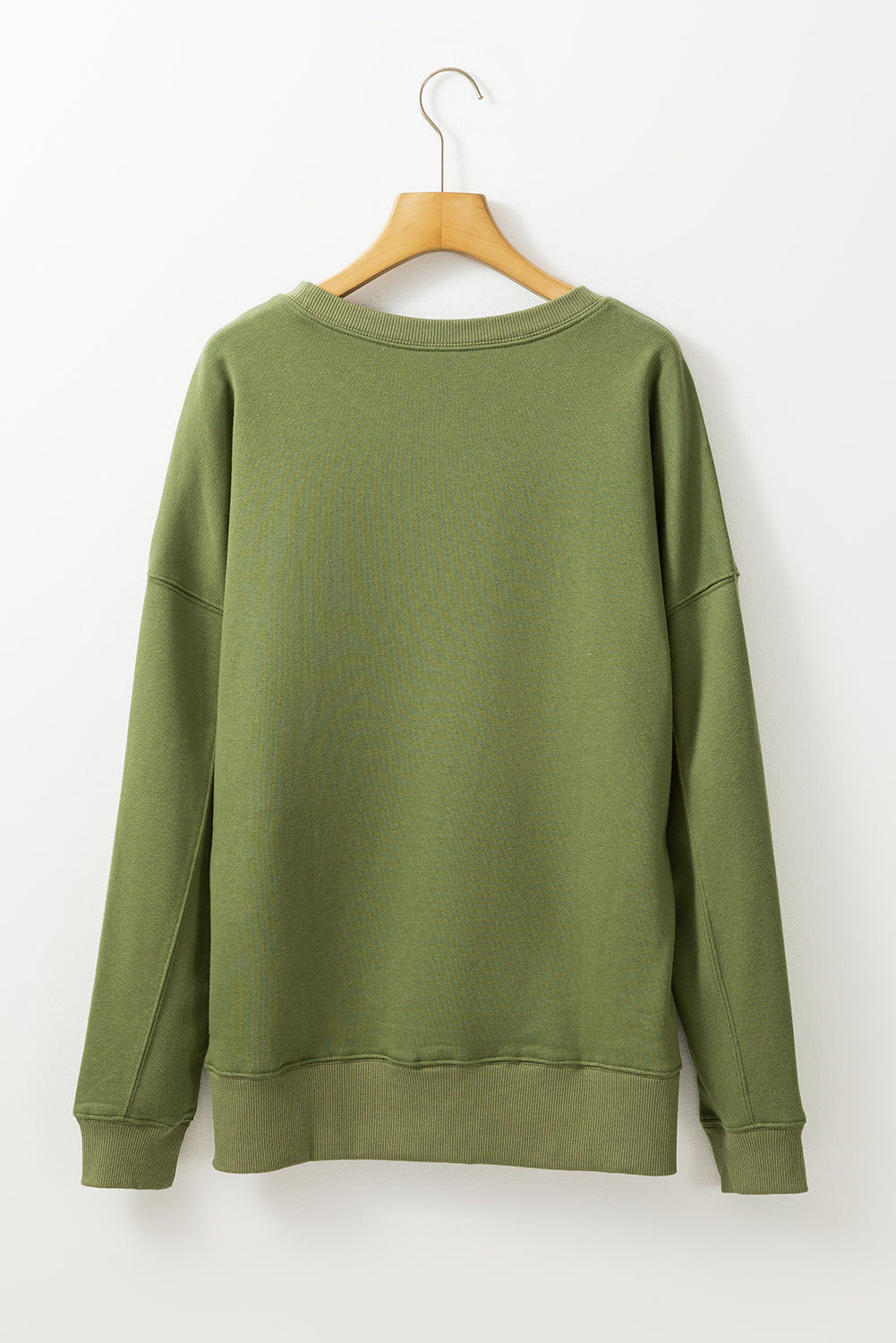 Sweat-shirt ample avec poches et coutures croisées à épaules tombantes