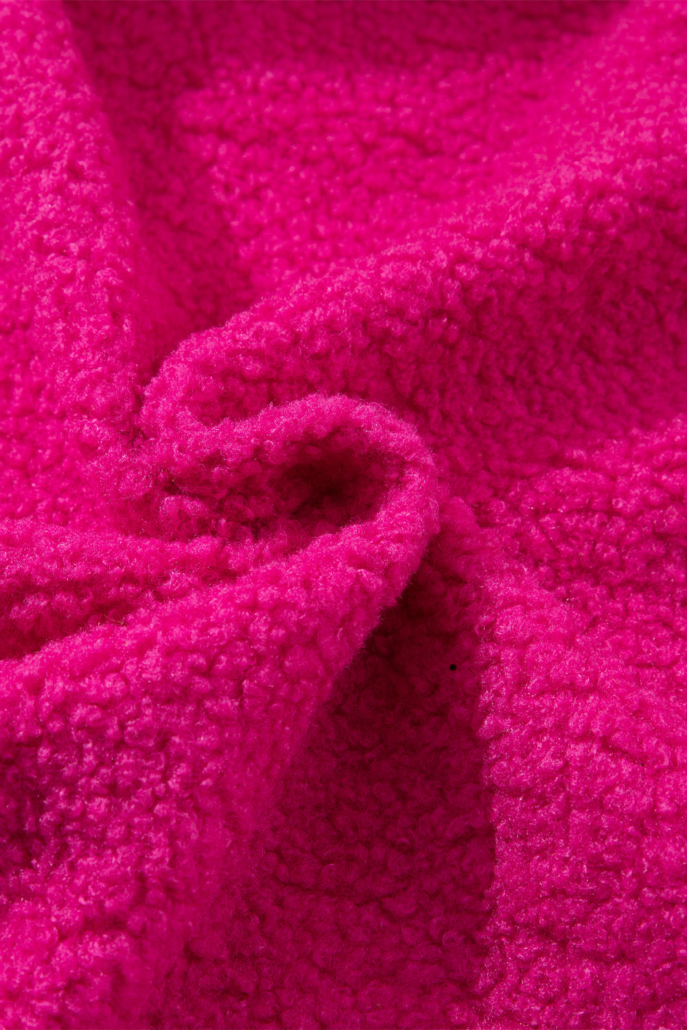 Veste boutonnée en patchwork sherpa en faux suède