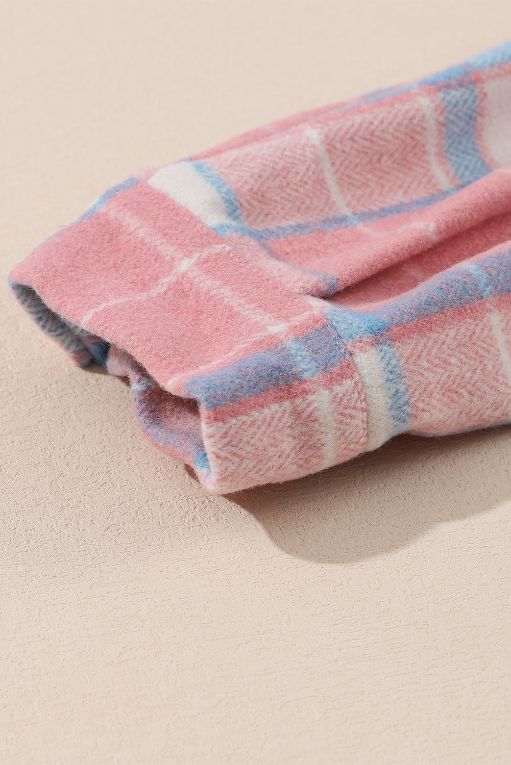 Veste en flanelle à carreaux avec poche à rabat
