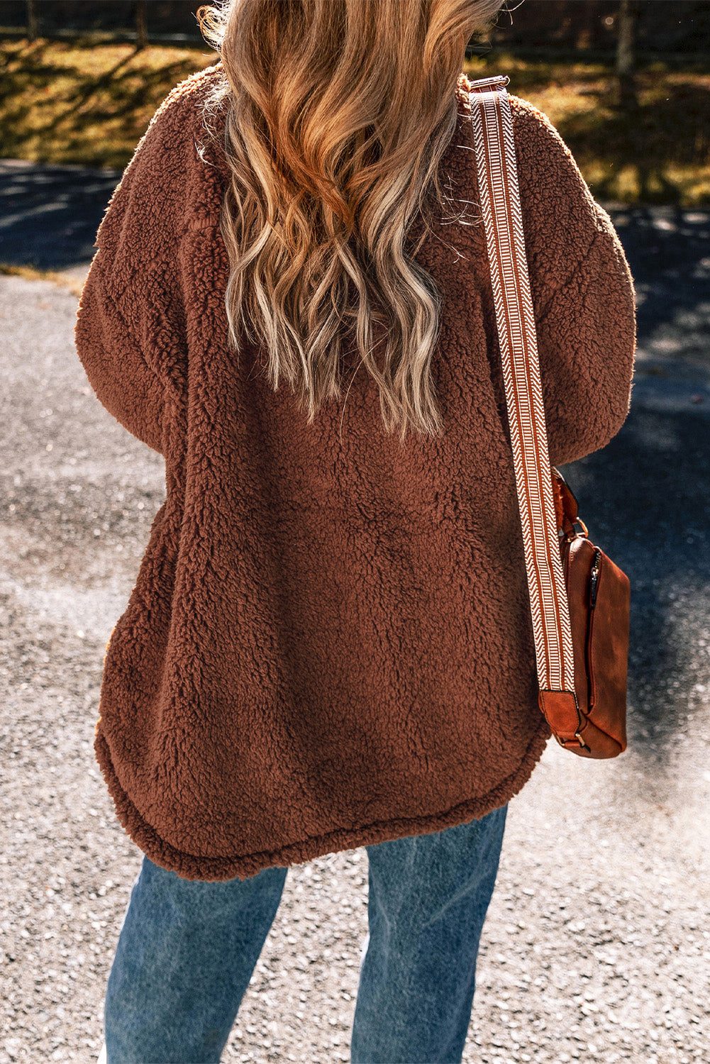 Veste Teddy Bear en fausse peau de mouton