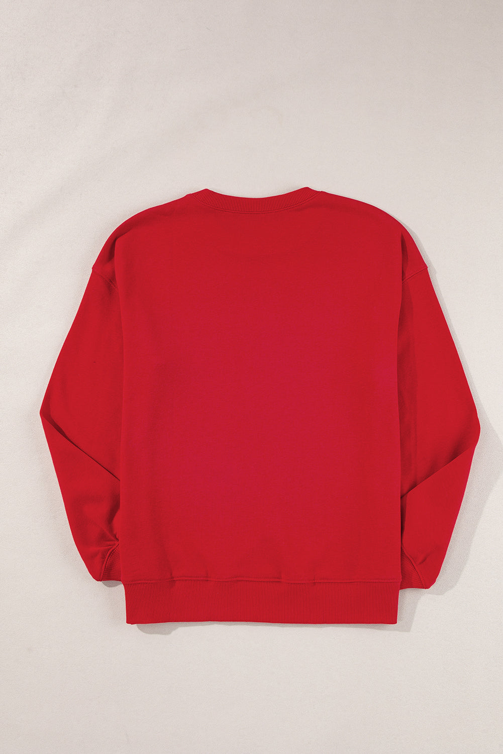 Sweat-shirt classique uni à col rond