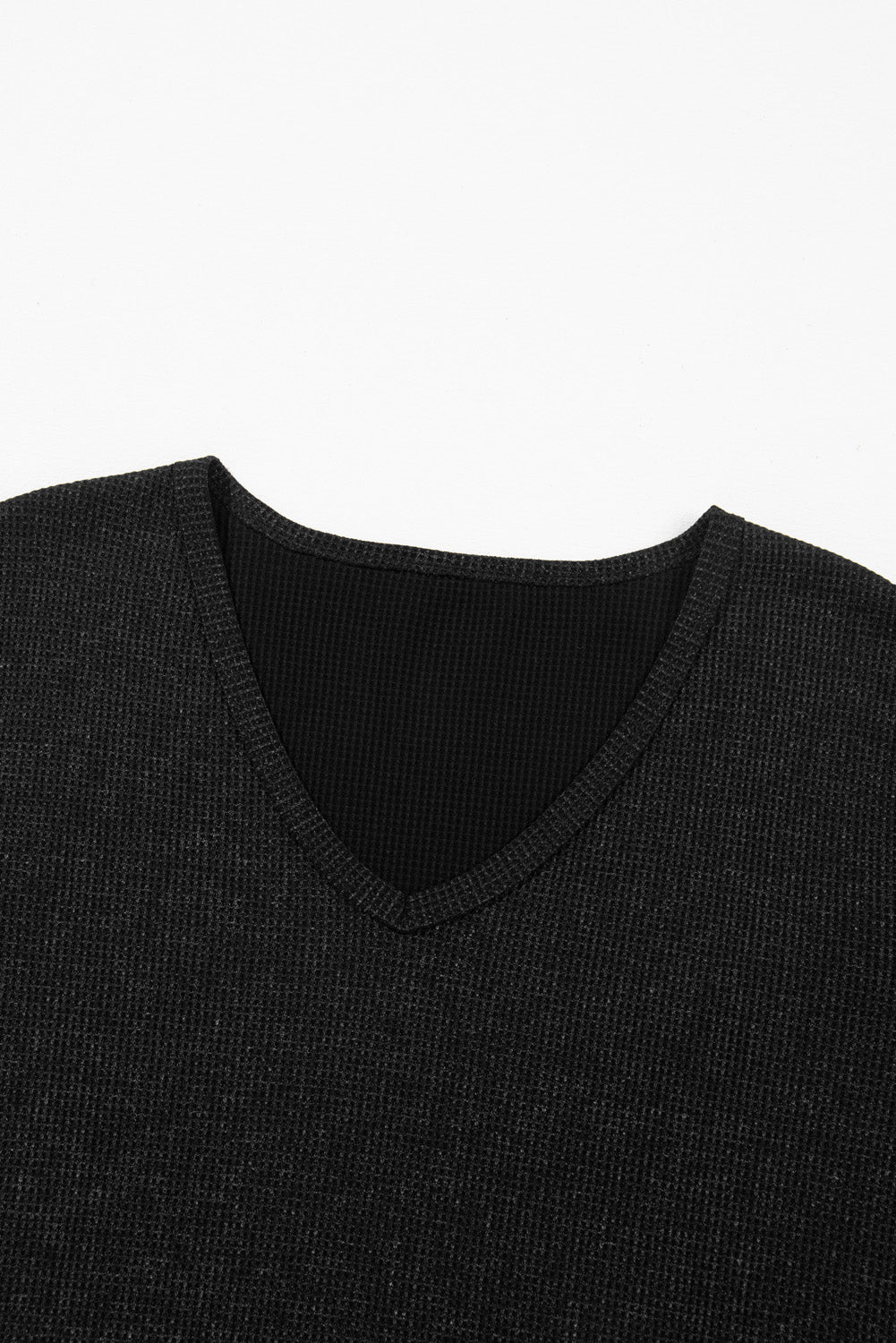 T-shirt gris à revers haut et bas