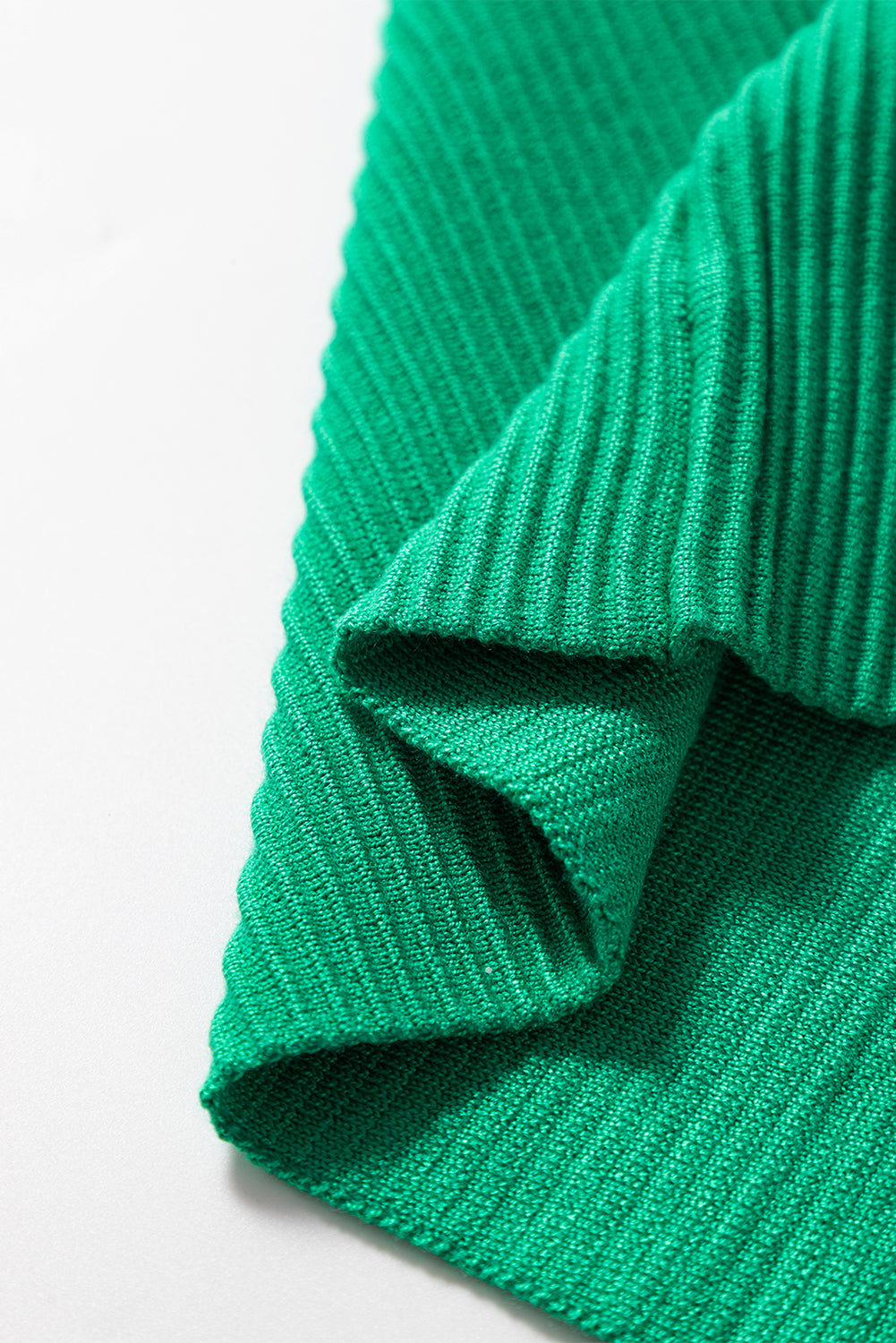 Débardeur pull fourreau côtelé croisé a col licou