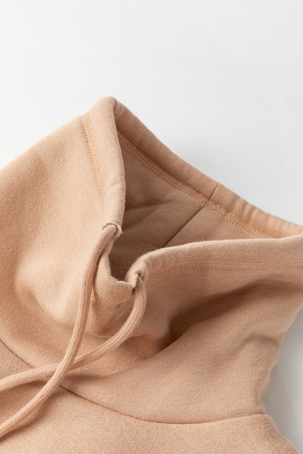 Sweat-shirt a col roulé et manches chauve-souris avec cordon de serrage