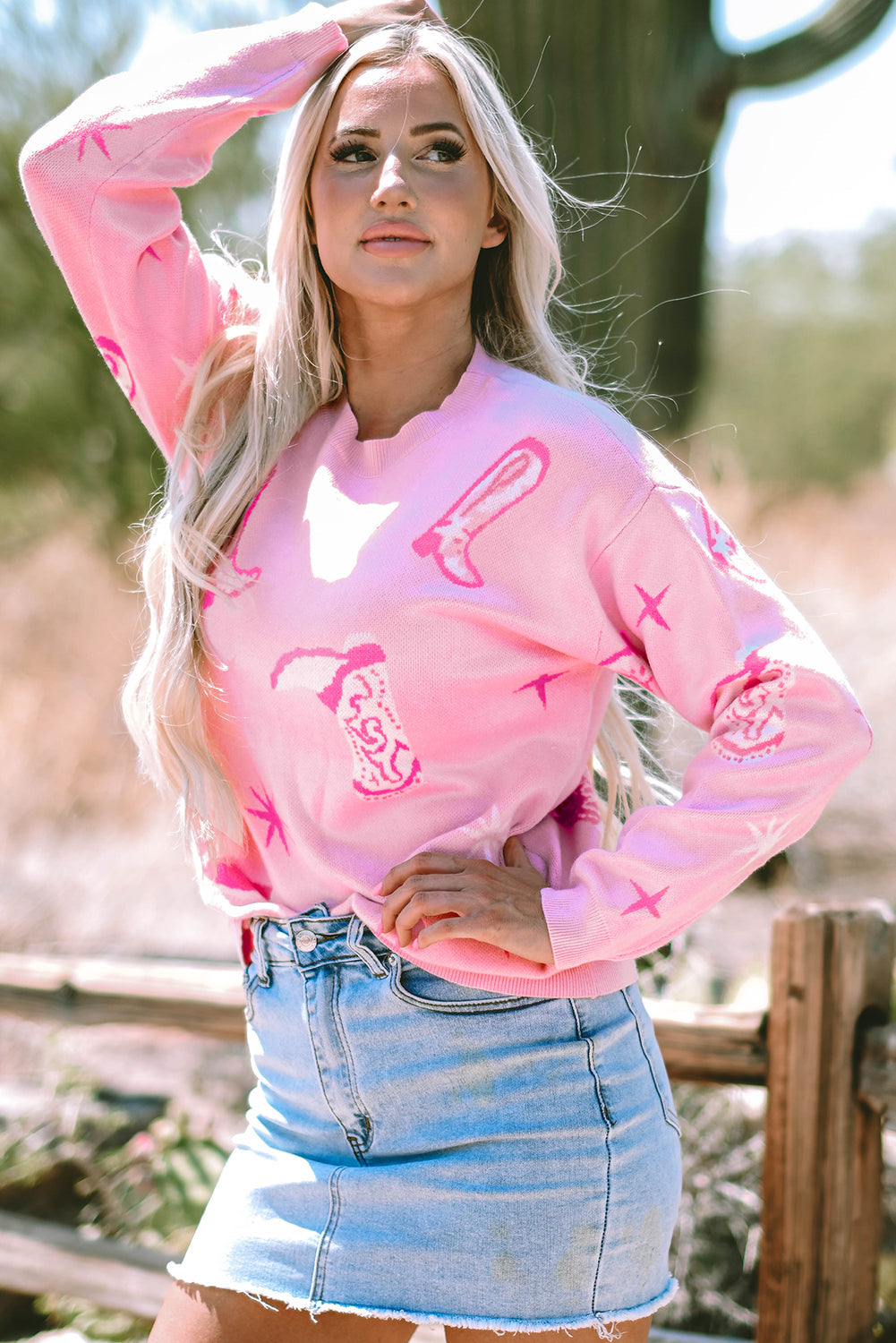 Pull botte de cowboy western
