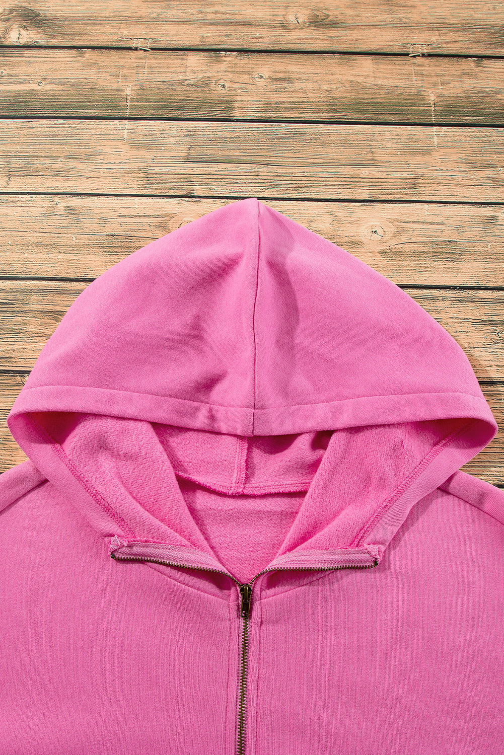 Sweat a capuche ample avec demi-fermeture éclair et poches kangourou doublées en polaire