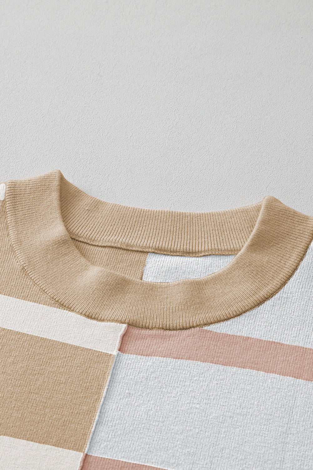 Pull surdimensionné à blocs de couleurs