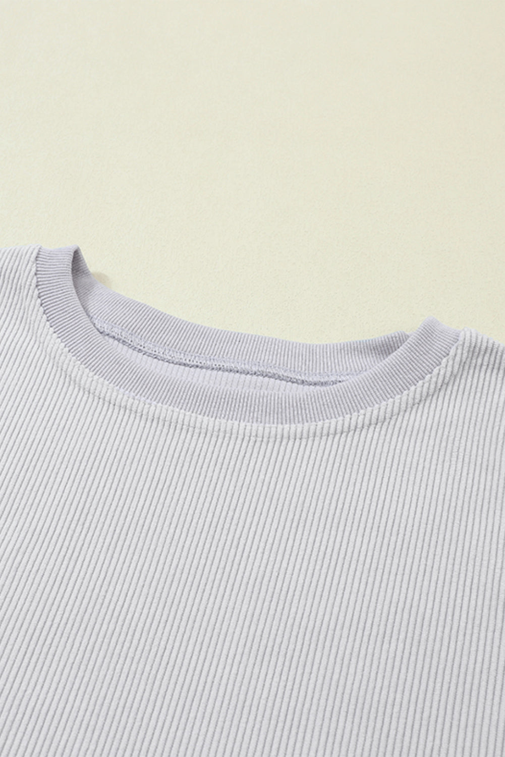 Sweat oversize en velours côtelé