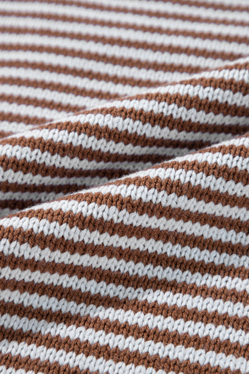 Pull texturé géométrique a épaules tombantes