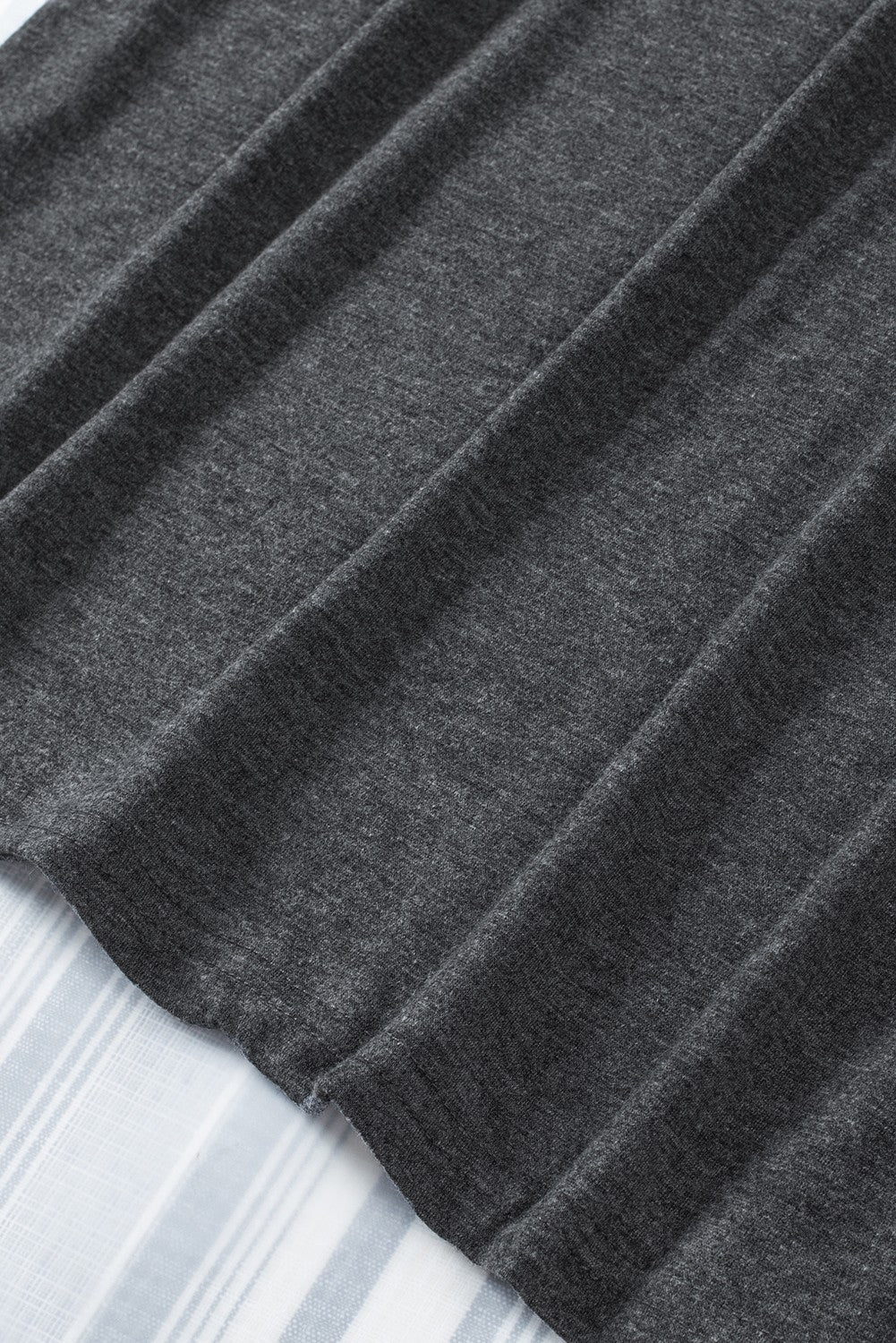 Débardeur ample à col rond de couleur unie