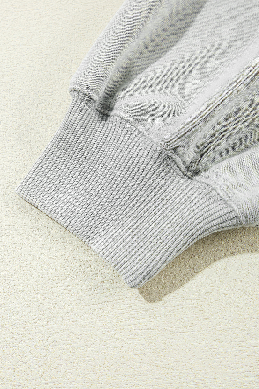 Sweat-shirt à épaules tombantes et manches chauve-souris à coutures apparentes