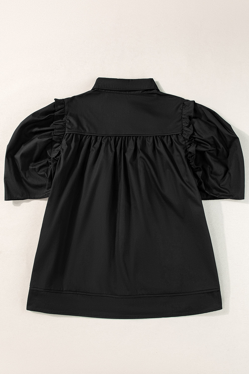 Chemise ample à manches bouffantes