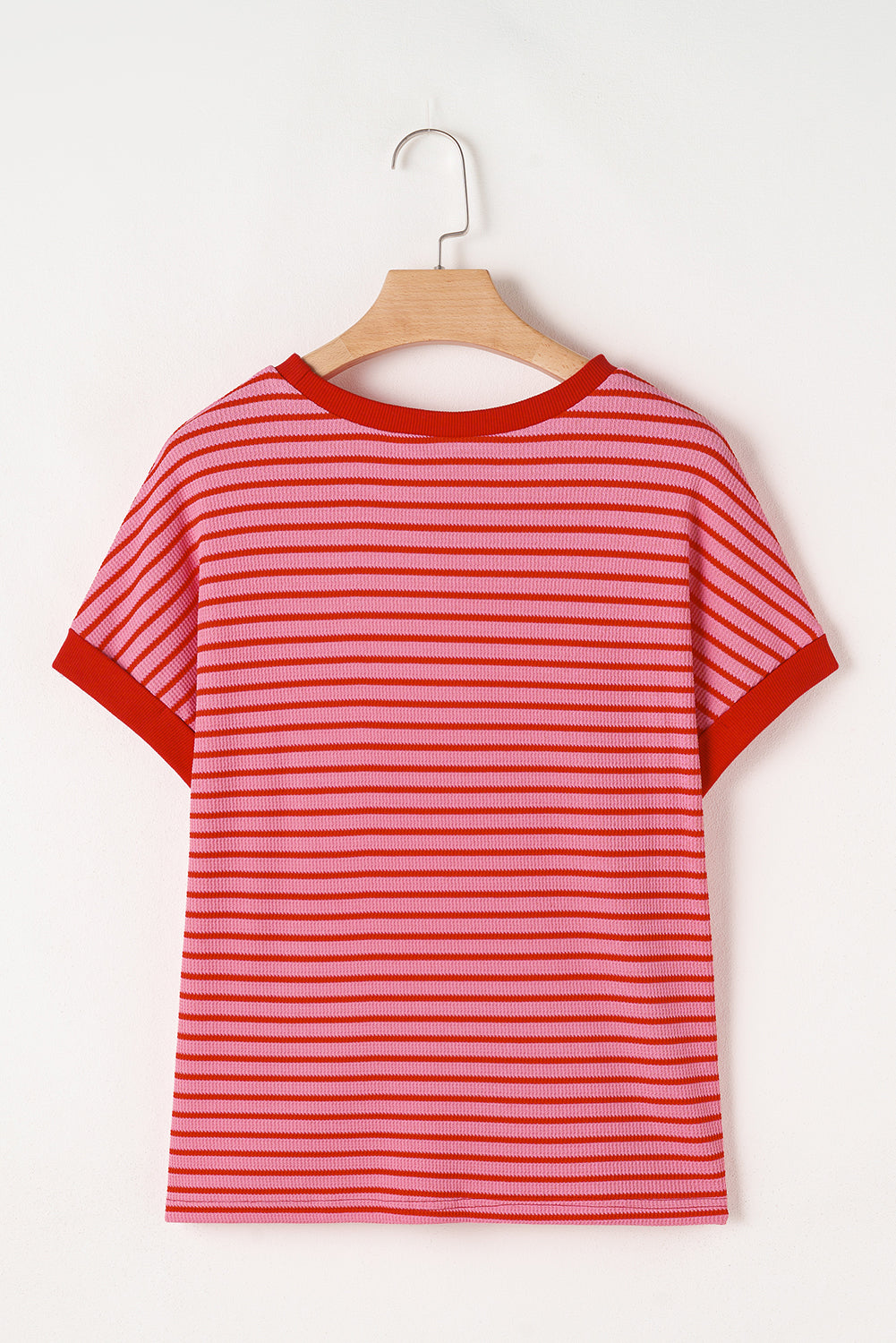 T-shirt tricoté à col rond