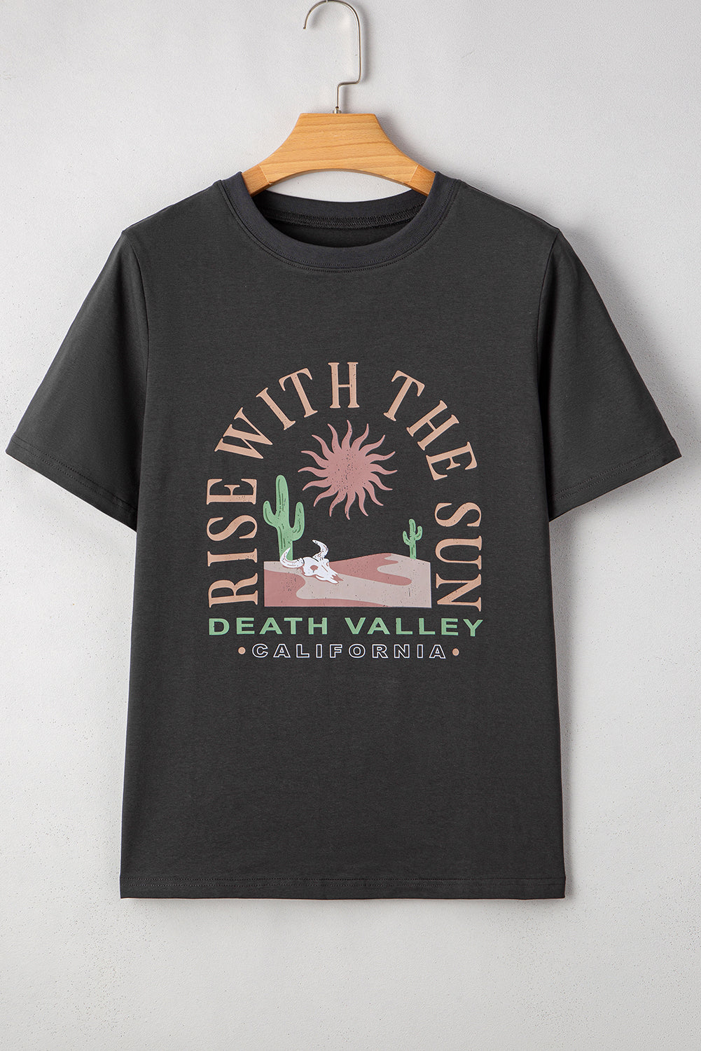 T-shirt graphique RISE WITH THE SUN de style western