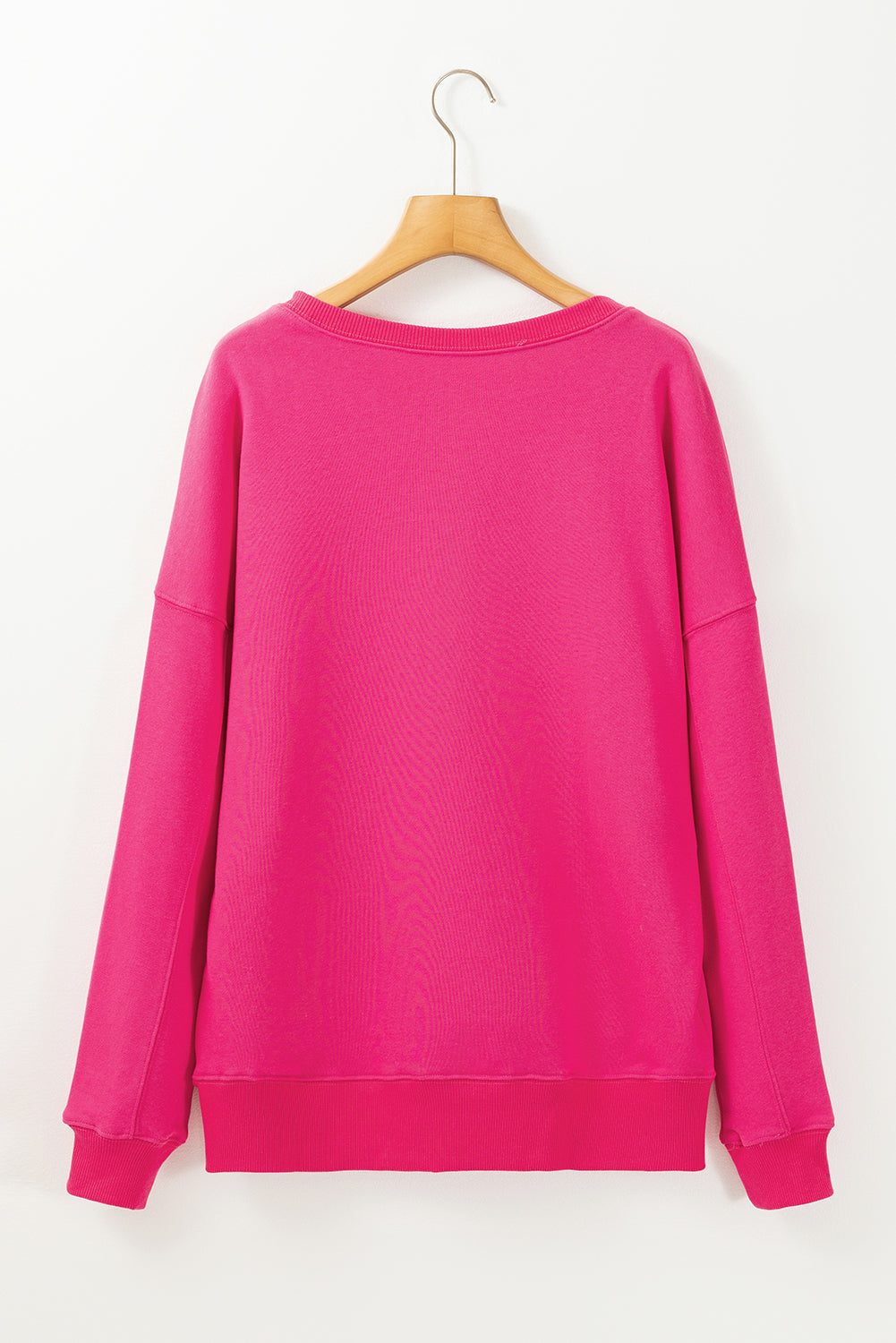 Sweat-shirt ample avec poches et coutures croisées à épaules tombantes