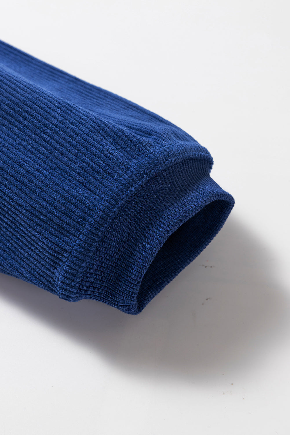 Sweat oversize en velours côtelé